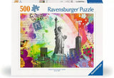 Ravensburger puzzle box with colorful design featuring the Statue of Liberty.
