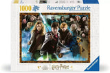 Ravensburger Harry Potter puzzle box with characters and the brand name.