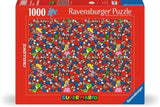 Ravensburger Super Mario puzzle box with colorful characters on a red background