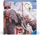 Ravensburger puzzle box with an elephant and ship design