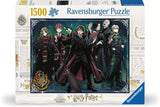 Ravensburger Harry Potter puzzle box with characters and Hogwarts logo