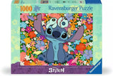 Ravensburger Stitch puzzle box with colorful design and flowers
