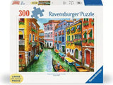 Ravensburger puzzle box with a scenic illustration of a canal and buildings.