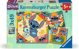 Ravensburger Lilo & Stitch puzzle box with cartoon characters on a colorful background