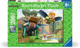 Ravensburger Minecraft puzzle box with characters and green border