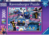 Ravensburger puzzle box with colorful characters on a white background