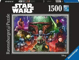 Star Wars puzzle box with characters and Ravensburger branding