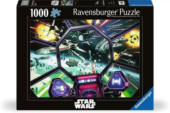 Ravensburger Star Wars puzzle box with space-themed design on a white background