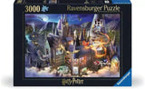 Ravensburger Harry Potter puzzle box with a magical castle design.