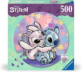 Ravensburger Disney Stitch puzzle box with two characters hugging on a colorful background