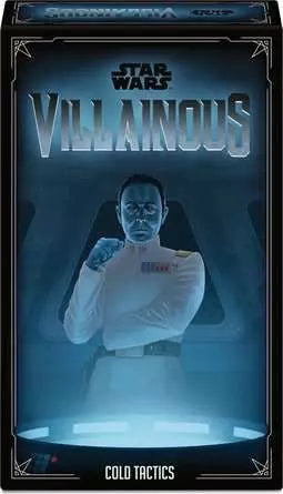 Star Wars Villainous action figure packaging with character in a dark blue light