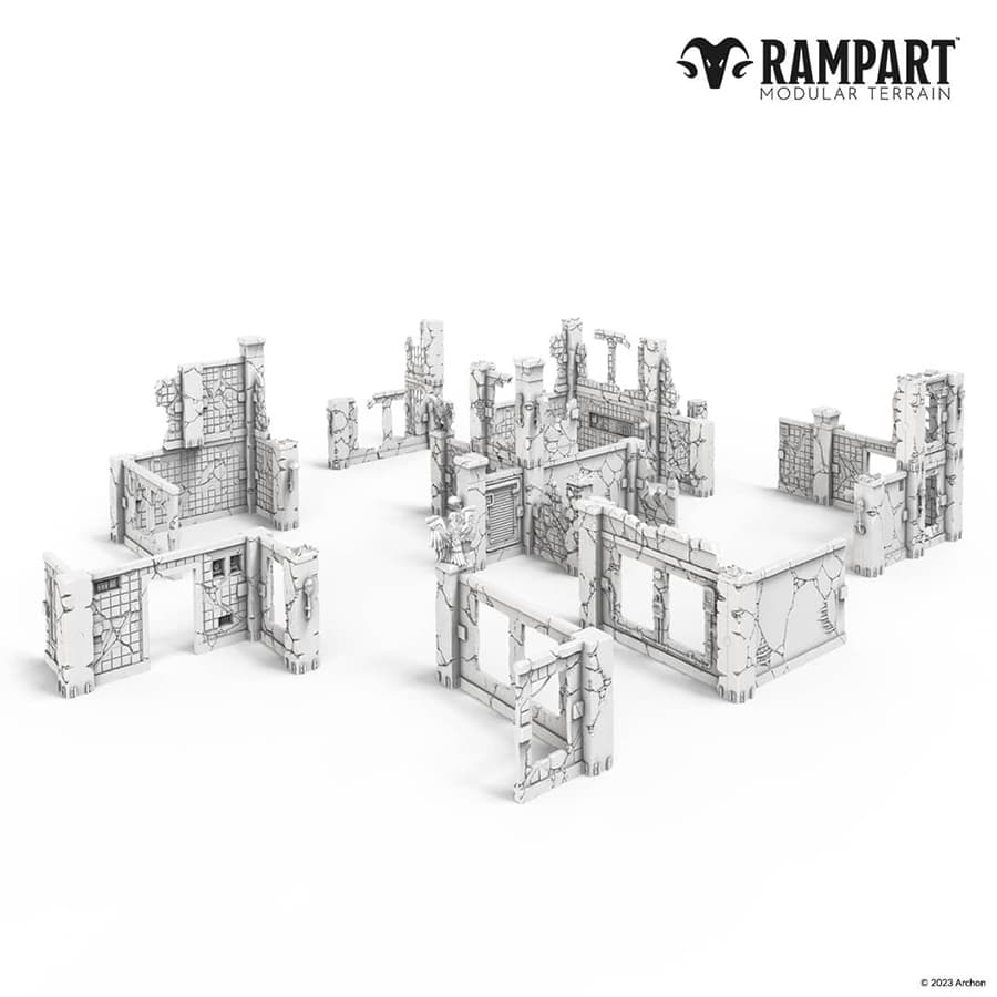 Rampart Modular Terrain City Ruins Little Shop of Magic