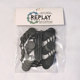 Replay Workshop: Recycled Plastic Miniatures Bases 1" Round