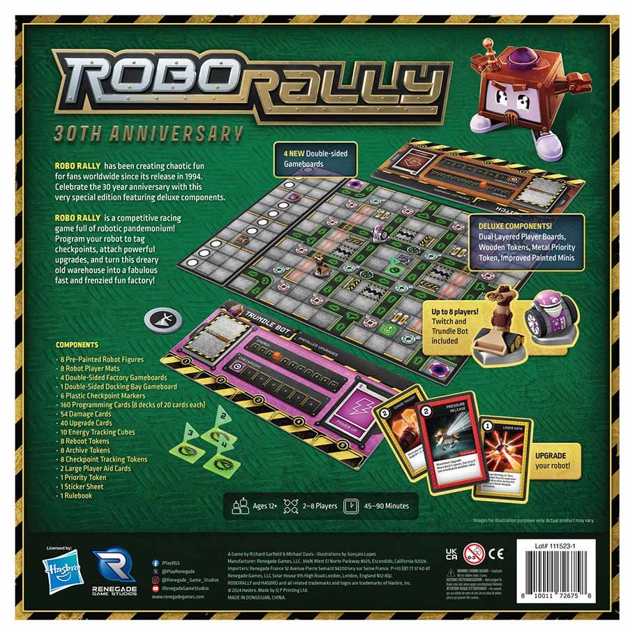 Robo Rally Characters Robo Rally: 30th Anniversary Edition – Little Shop of Magic