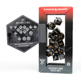 D&D: Adventure Dice Set - Rogue Black