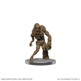 Monster figurine on a gray base with a white background