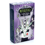 Beetlejuice Tarot Deck & Guide packaging with purple and black design