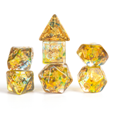 Sirius Dice: Dungeons & Dragons - Polyhedral Set - Adventure Dice - Ranger - Gold (14)