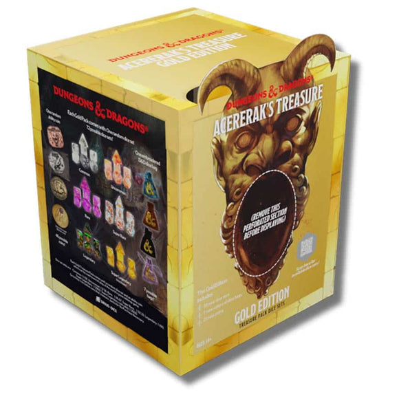 D&D: Acererak's Treasure Pack - Display Box Gold Edition