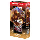 Dungeons & Dragons Artificer Adventure Dice Set packaging on a white background