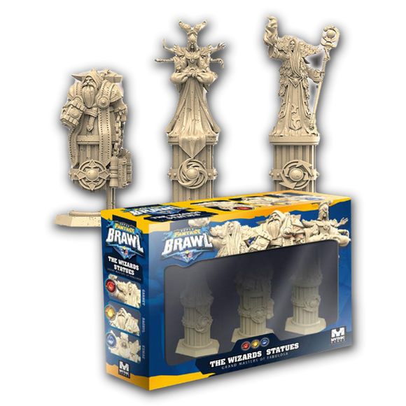 Super Fantasy Brawl: The Wizards' Statues