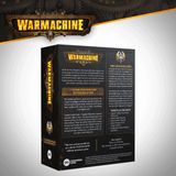 Warhammer 40,000 game box with 'Warmachine' branding on a gray background