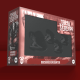 Card game box for 'Berserker Encounter' from 'Local Legends' series on a red background
