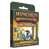Munchkin Warhammer Age of Sigmar Dire Domains game box on a white background