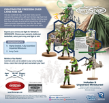HeroScape game packaging with green figures and text on a white background