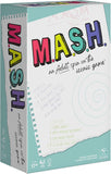 Board game box for 'M.A.S.H.' with colorful text and a light blue border.