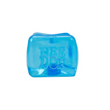 Blue dog chew toy with 'Bee Doo' branding on a white background