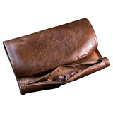 Leather Satchel with 6 Acorn Dice