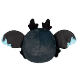 Plush toy with bat-like wings on a white background