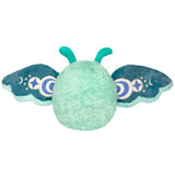 Toy with teal wings and a round body on a white background