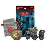 Dungeons & Dragons Ravenloft Treasure Pack with dice and pouch on a white background