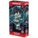 Ravenloft Dungeons & Dragons Cleric adventure dice set packaging on a white background