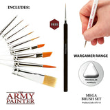 Collection of paint brushes with 'The Army Painter' branding on a white background.