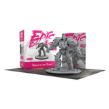 Figurine with 'Epic Enchanters' packaging on a white background