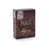 Board game box titled 'Too Many Bones'20 Strong on a white background