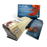 Collection of 'Stat Trackers' books on a white background