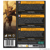 Star Wars product packaging with character illustration and text on a yellow and black background