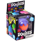 Boxed Dohjees toy with colorful design and branding on a white background