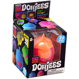 Box of Dohjeees toy with colorful packaging and orange ball inside
