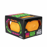 Box of Nee Doh Funky Pup toy with colorful text on a white background