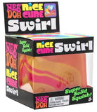 Box of Nice Doh Swirl with colorful text and a swirled product inside.