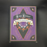 Framed card expansion pack for 'Sage Stones Multiverse Card Expansion' on a black background