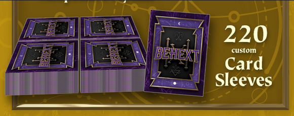 Behext: Kickstarter Exclusive Custom Card Sleeves Little Shop of Magic Behext: Kickstarter Exclusive Custom Card Sleeves Little Shop of Magic