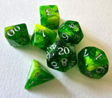 Baron Smelly Bones: Scented Dice - Greenblade Grass Dice Set