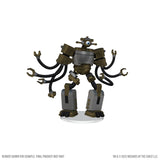 Mechanical creature figurine on a white background