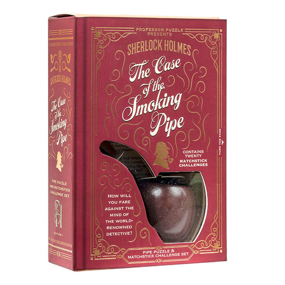 Sherlock Holmes: The Case of the Smoking Pipe - Pipe Puzzle & Matchstick Challenge Set